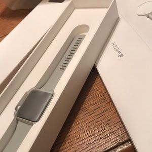 38mm sliver Apple Watch series 1